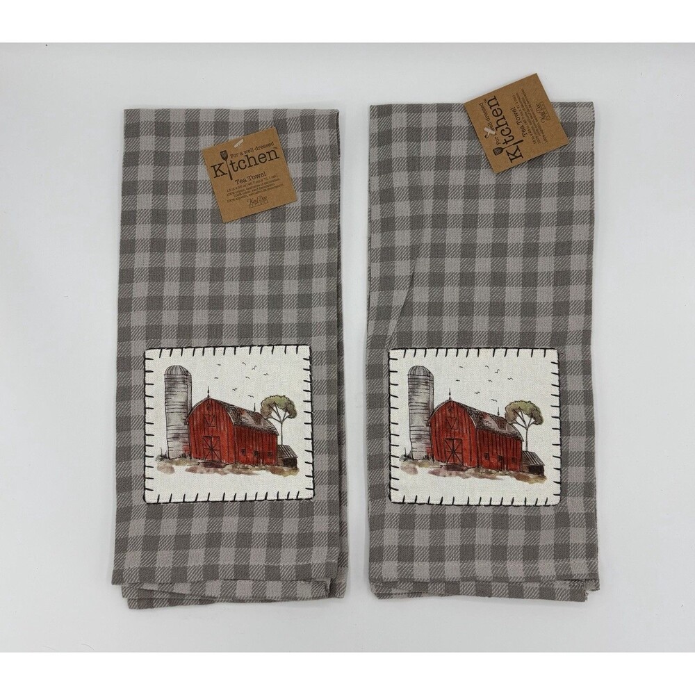 Kay Dee Designs Country Life Tea Dish‎ Towel, 18 x 28, set Of 2